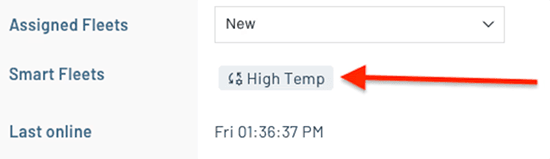 viewing a device's smart fleet in notehub