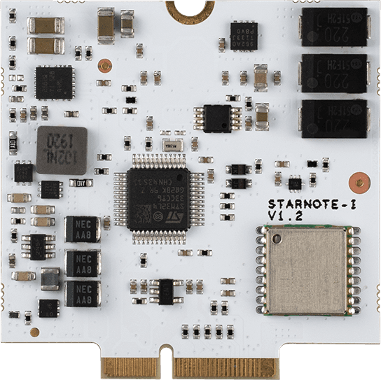 Starnote for Iridium back