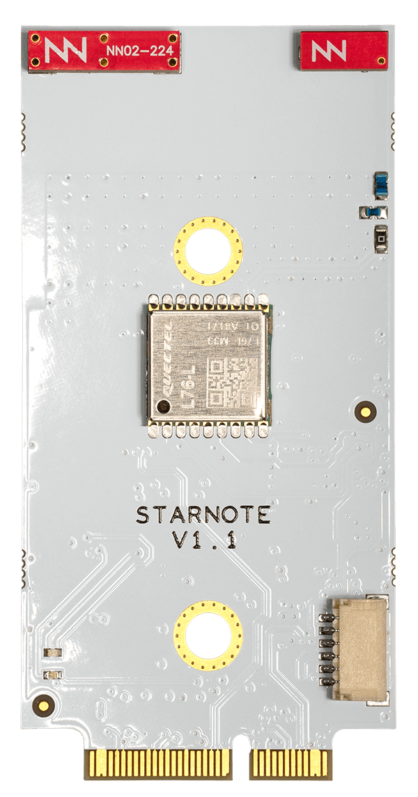 back image of Starnote for Skylo with ignion antennas