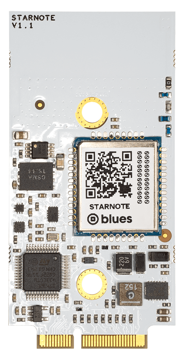 front image of Starnote for Skylo with ignion antennas