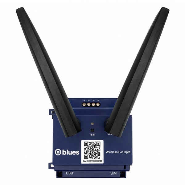 Antennas connected to the Wireless for OPTA
