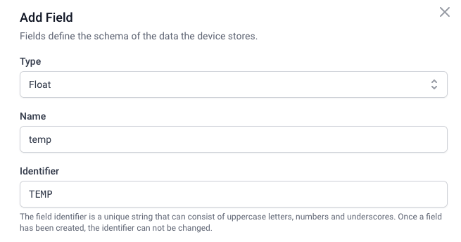 datacake add field