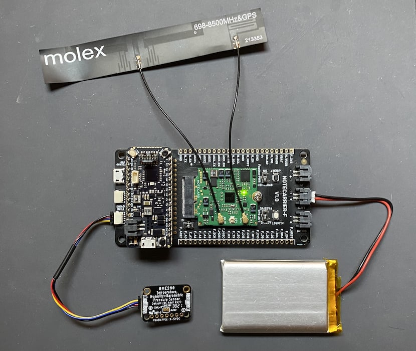 Temperature and Humidity Monitor hardware