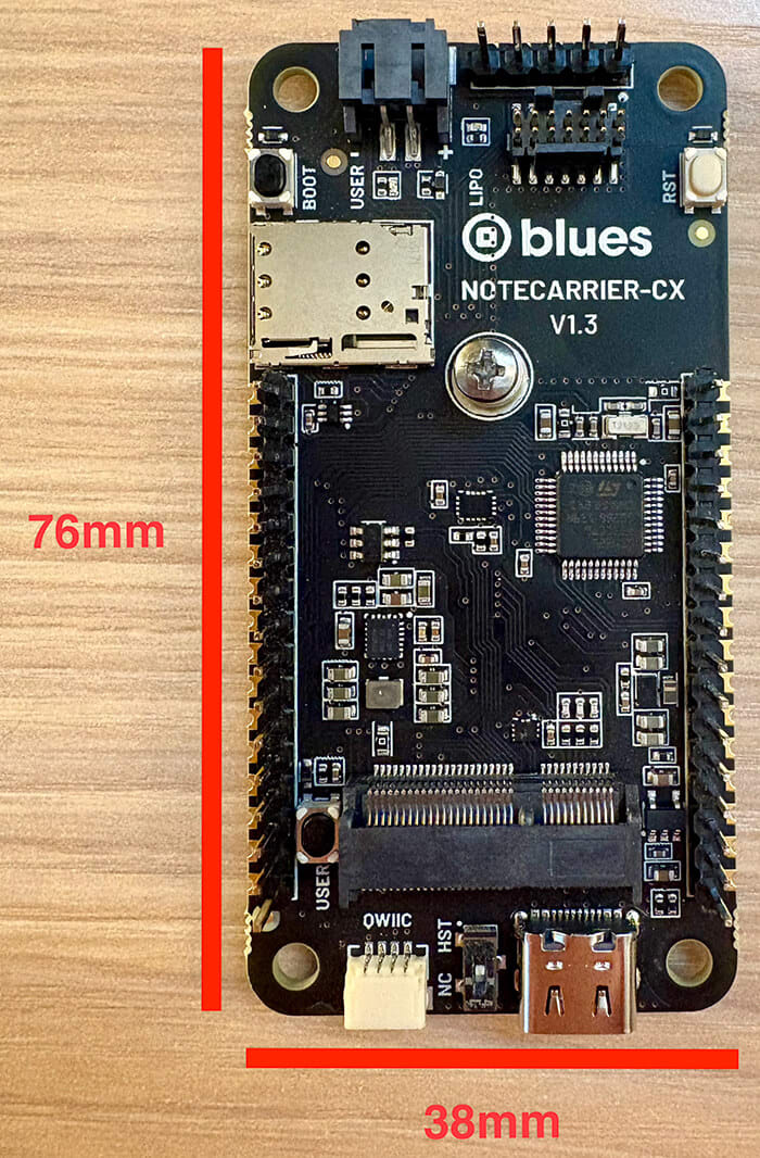 notecarrier cx dimensions
