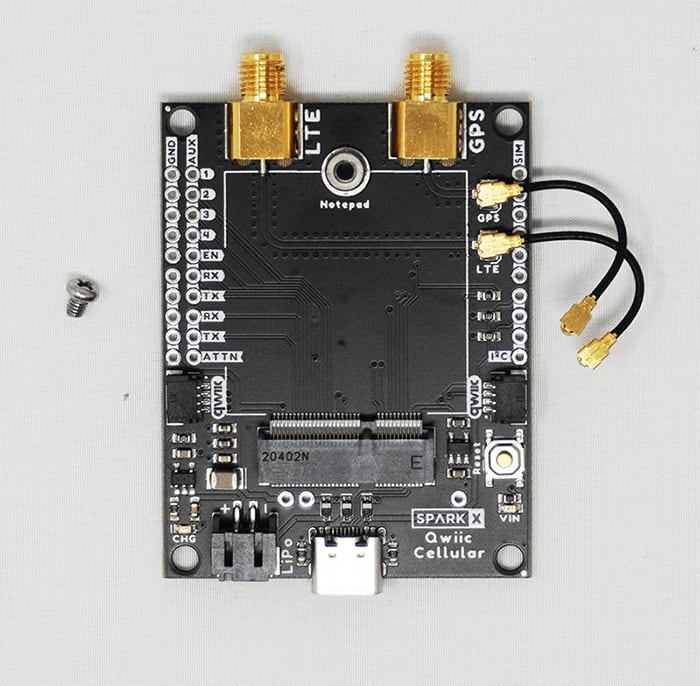 Image of mounting receptacle on Notecarrier