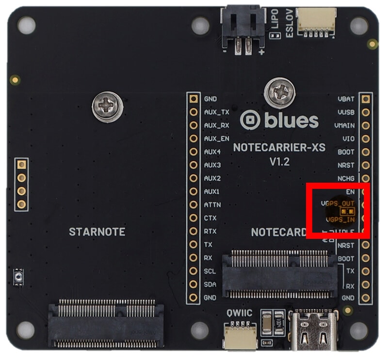 Notecarrier XS v1.2 with Kapton tape