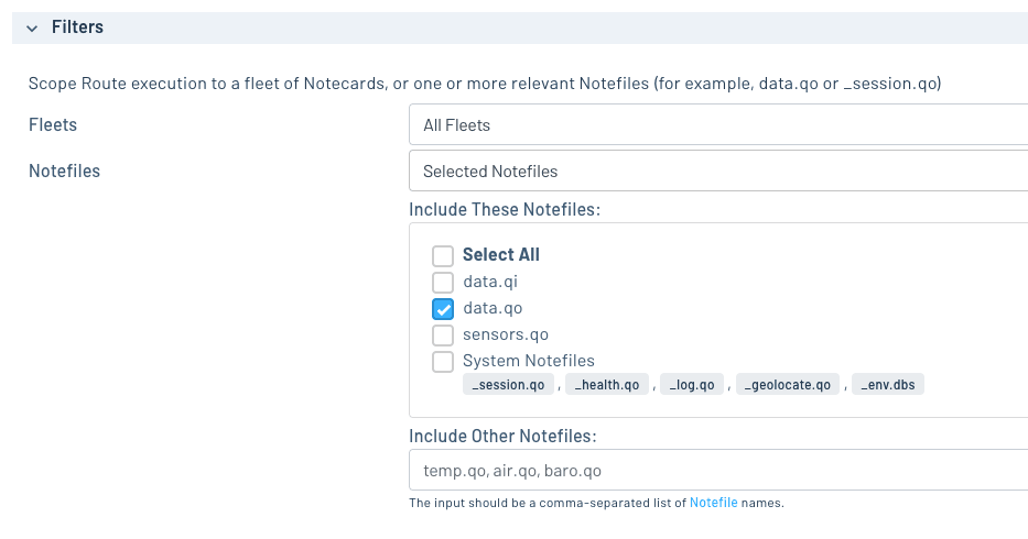 route filters
