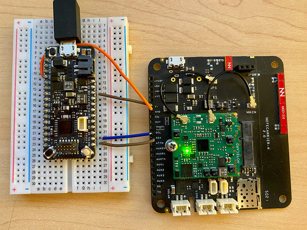 How to connect pins between the Notecarrier and Swan