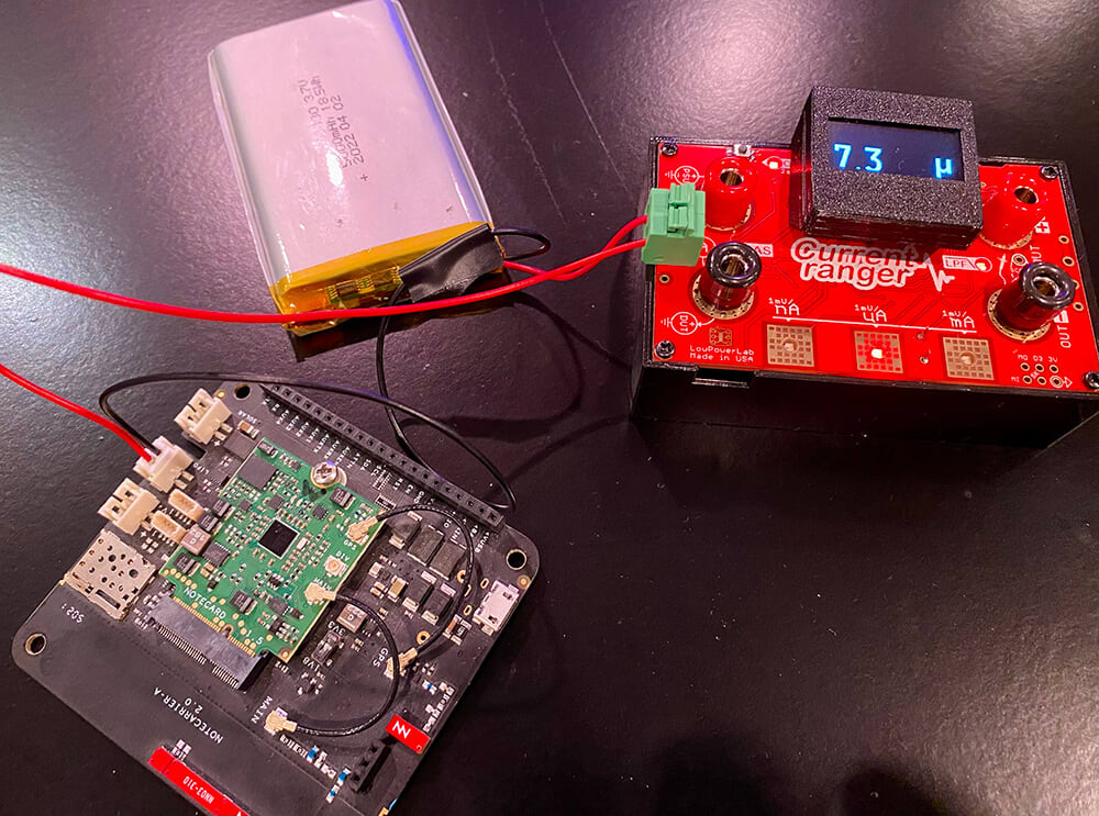 notecard low power idle demo