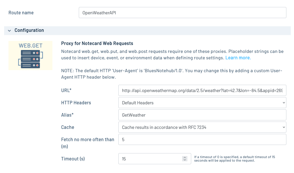 notehub proxy for web requests