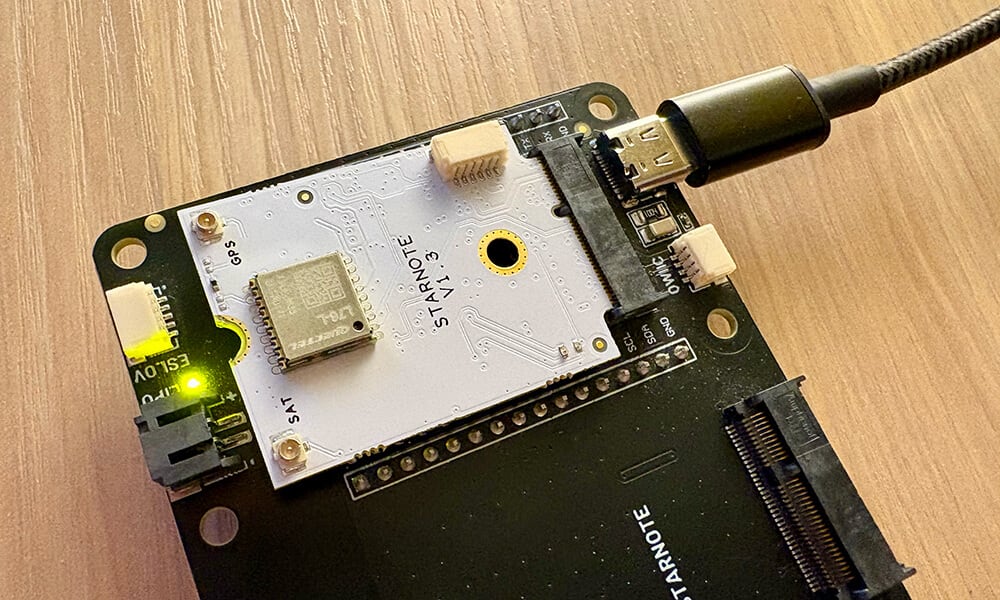 notecarrier xs without jumper wire connected