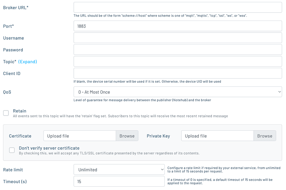 mqtt routing options