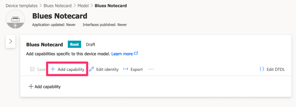 add capabilities to model