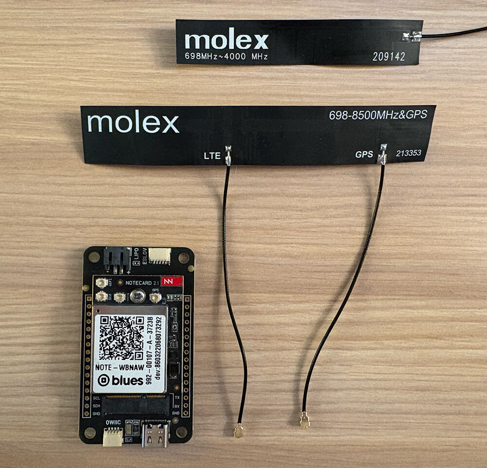 Image of Notecard affixed to Notecarrier