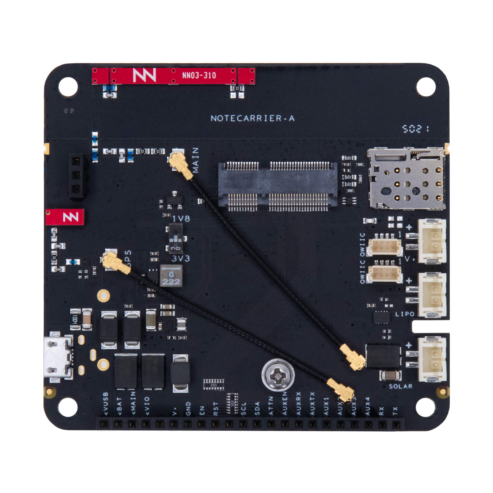 Notecarrier A v2.0 (front)