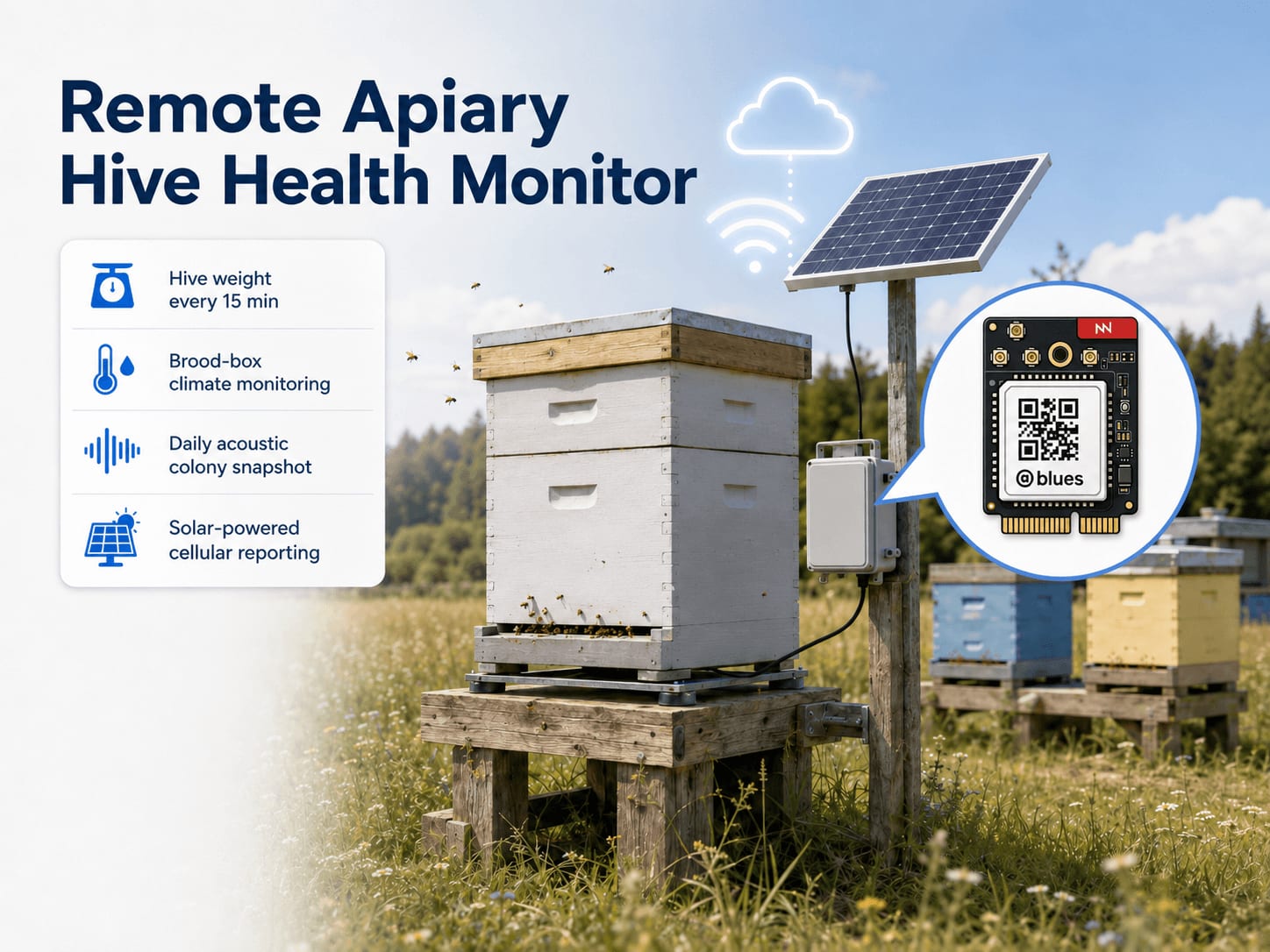 Remote Apiary Hive Health Monitor banner