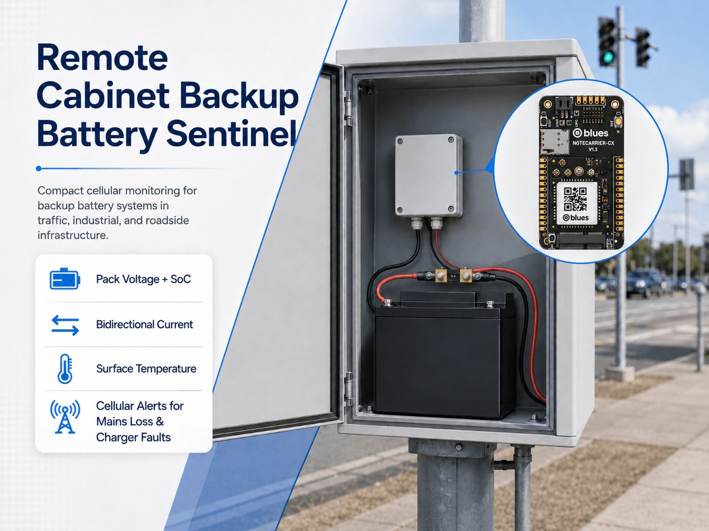 Remote Cabinet Backup Battery Sentinel banner