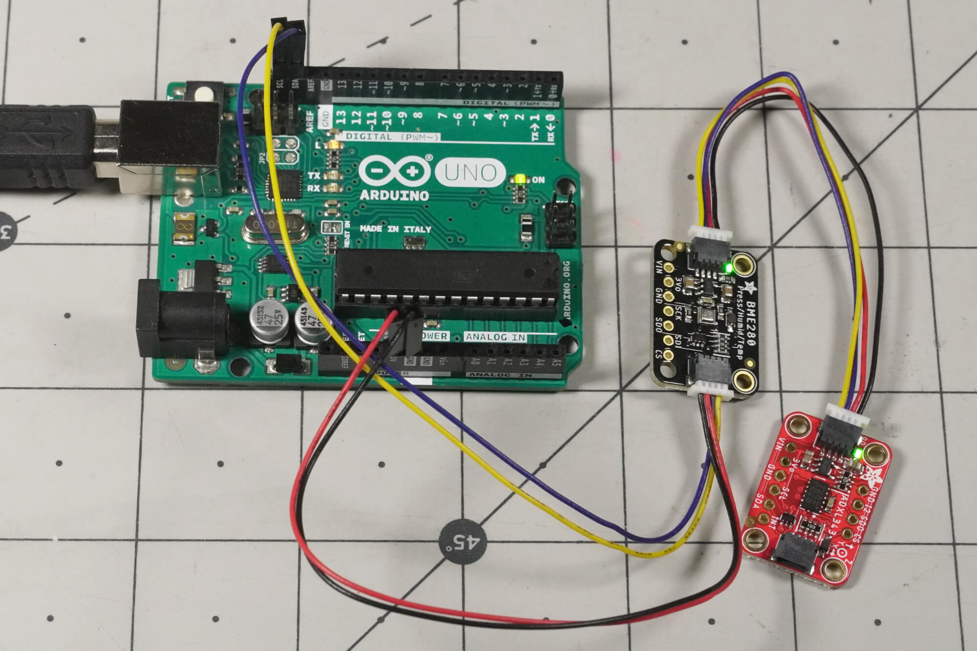 I2C hardware example
