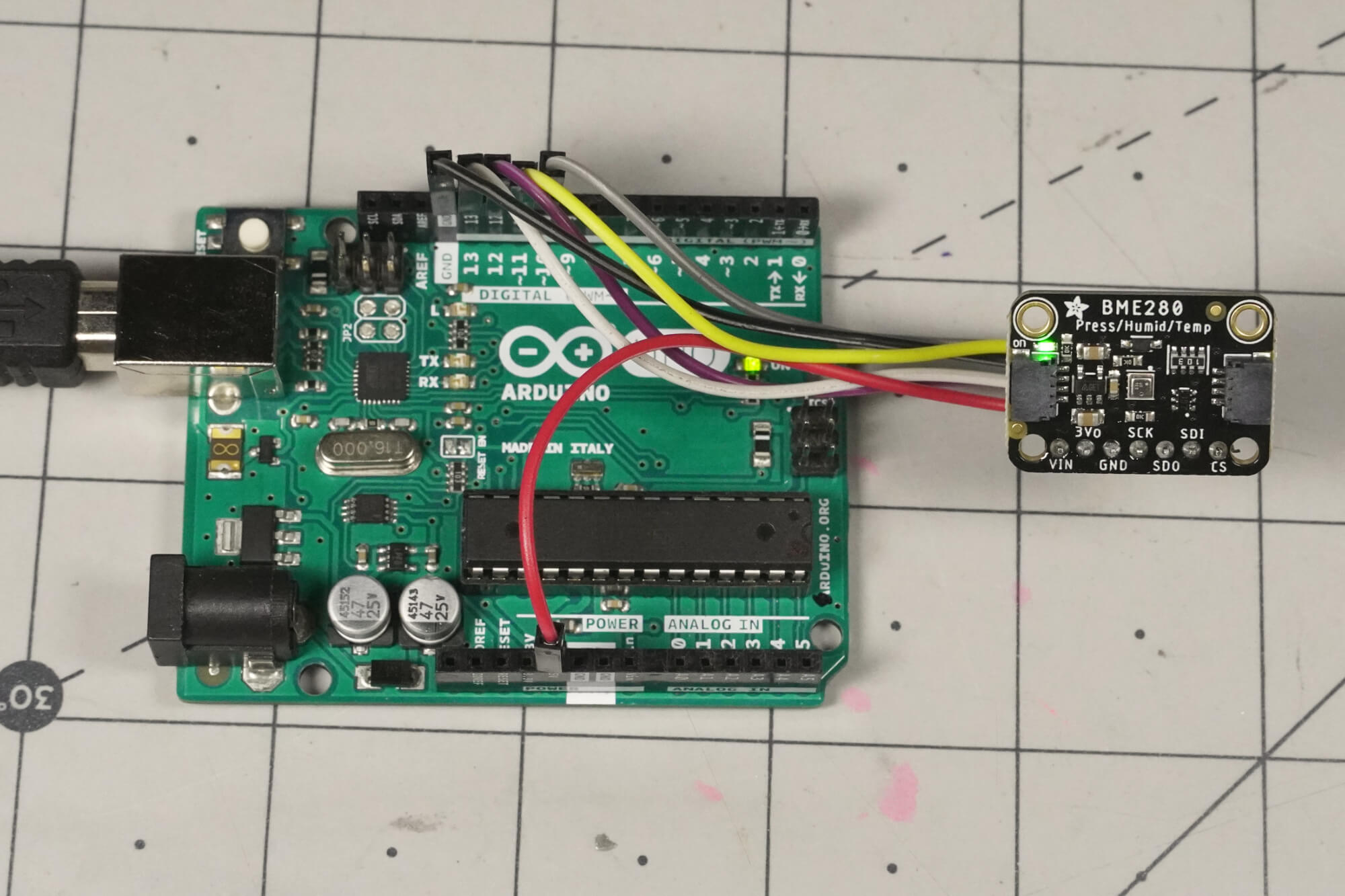 SPI hardware example