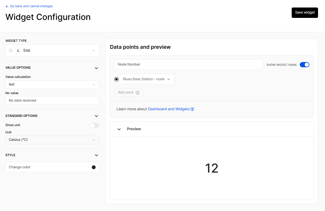Adding state widget