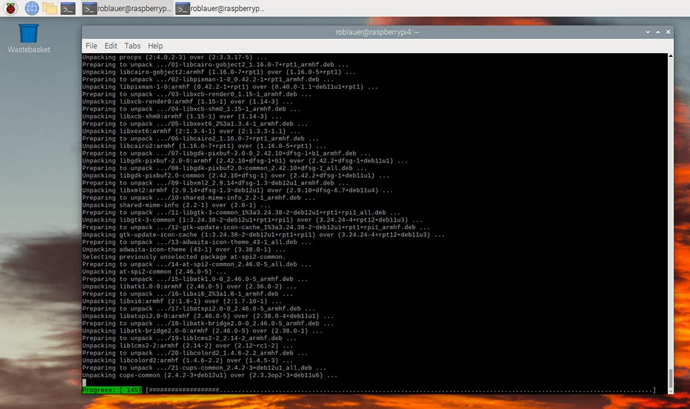 update raspberry pi