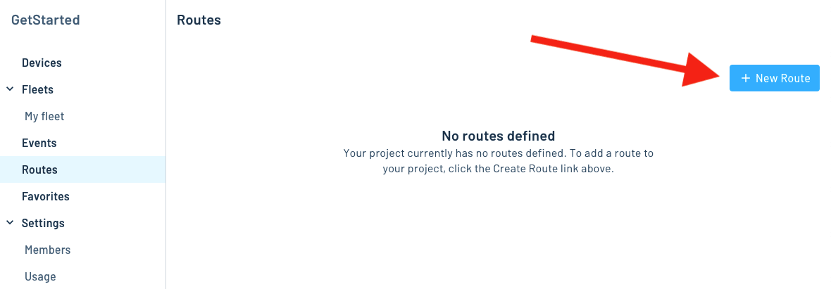 Notehub.io: Route creation