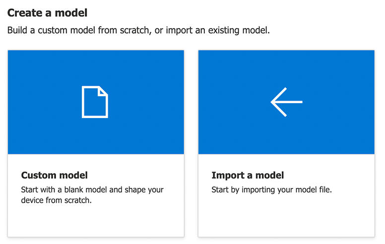 azure create model