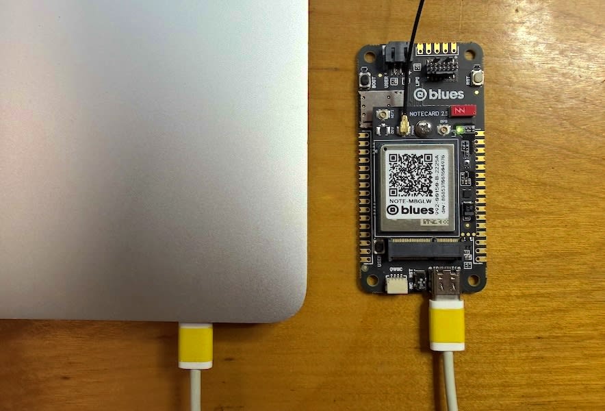 Connecting a Notecarrier CX to a computer