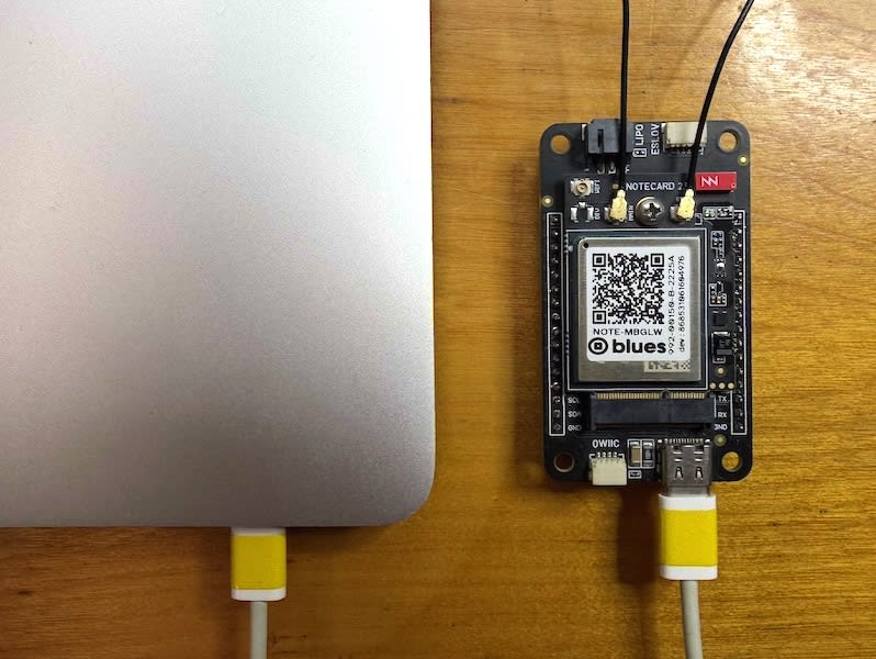 Connecting a Notecarrier X to a computer