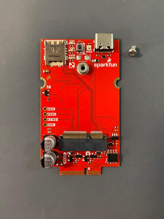 Image of mounting receptacle on Notecarrier