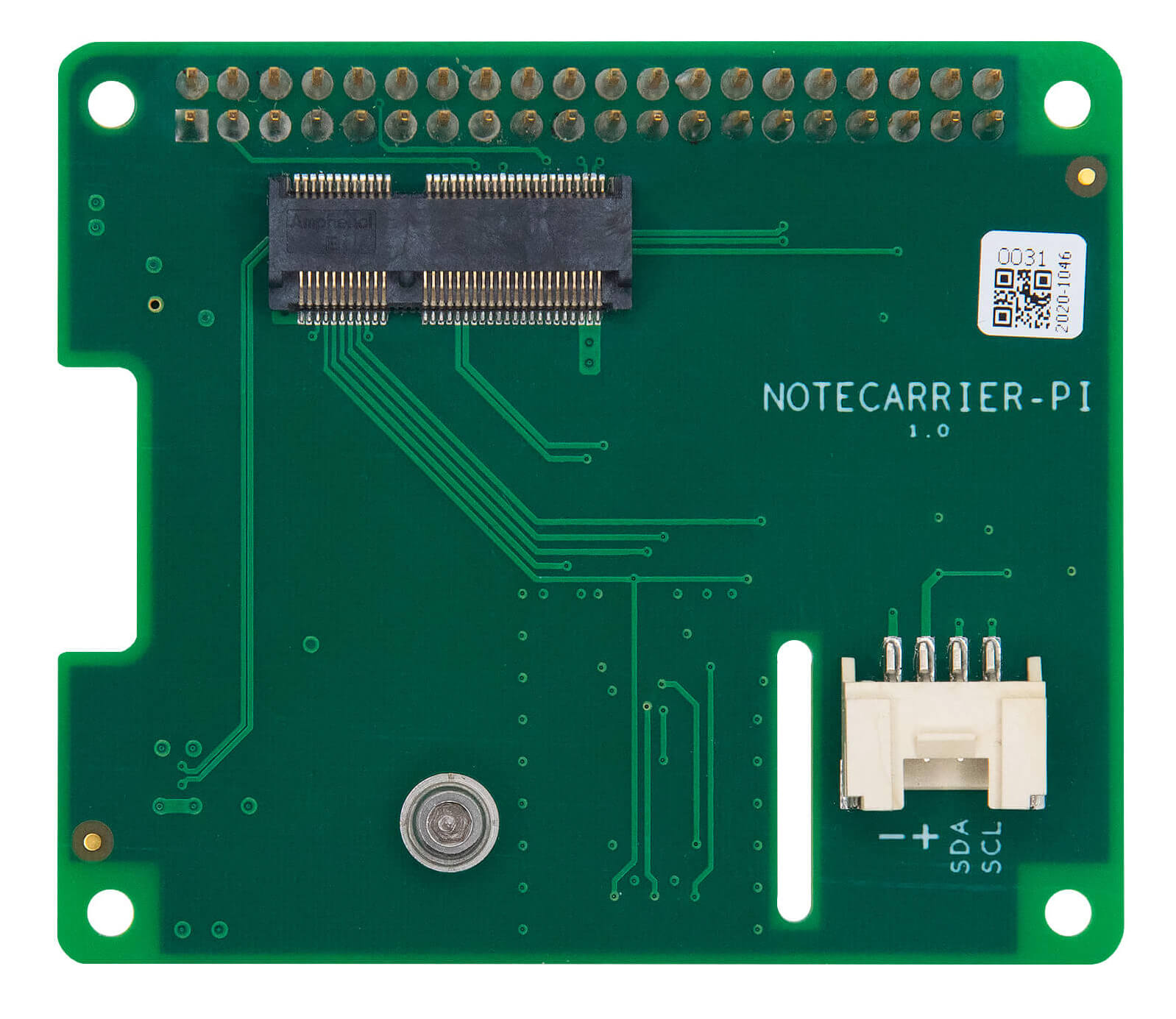 Notecarrier Pi v1.0 (front)