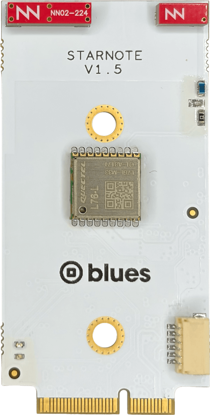 back image of Starnote for Skylo with ignion antennas