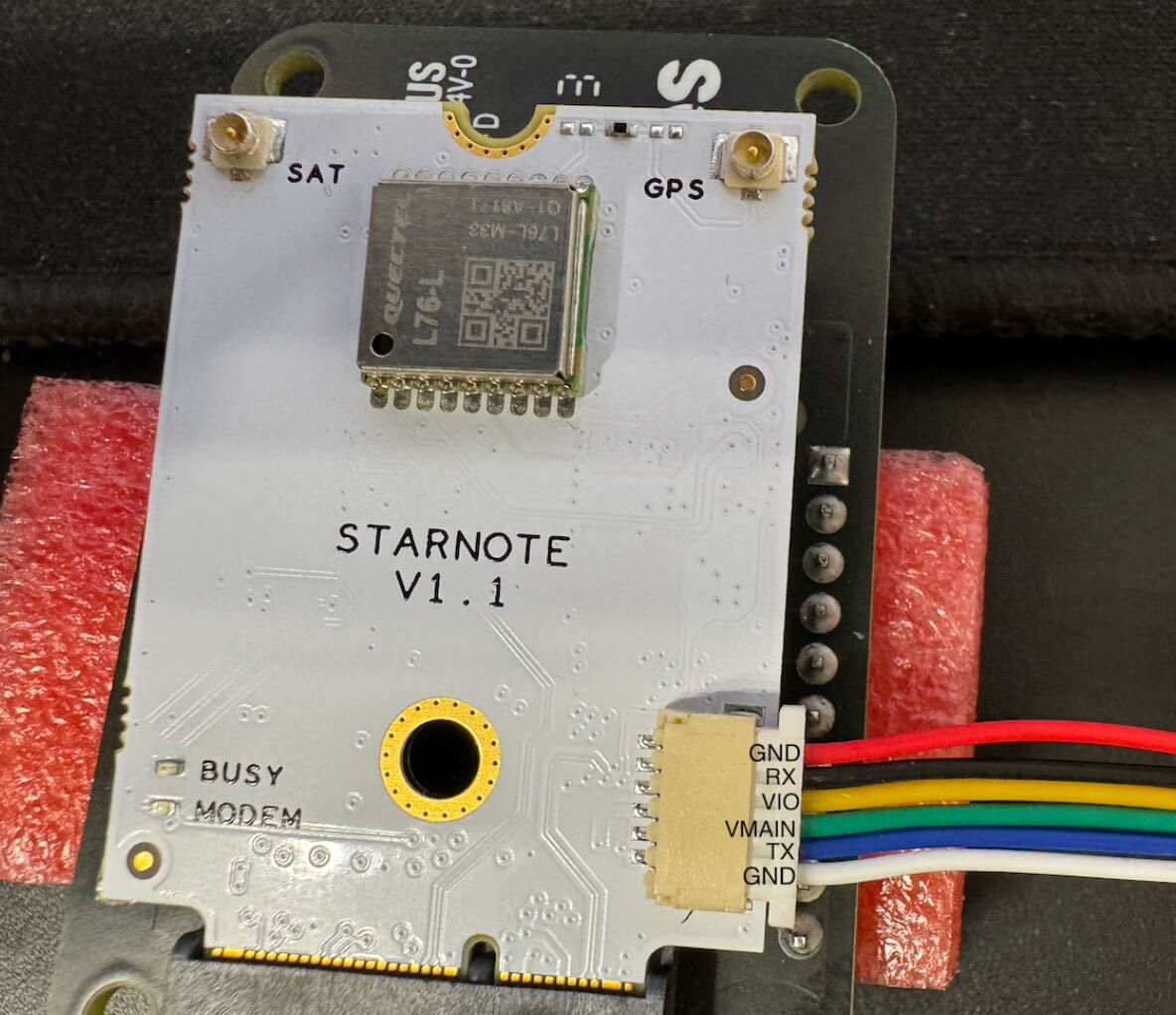 notecard starnote cable connection