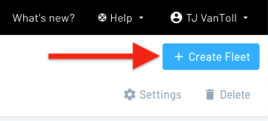 Add Fleet option
