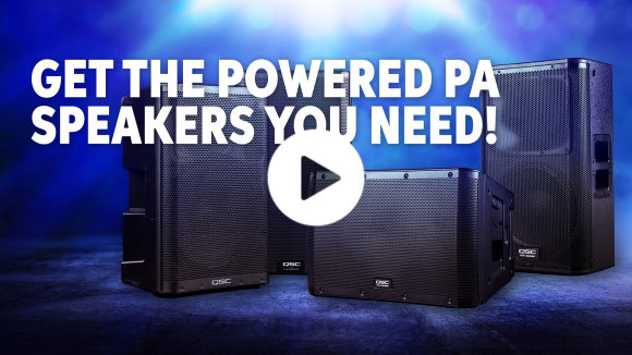 Video: Choose the Best QSC Powered PA Speakers for You. Watch now.