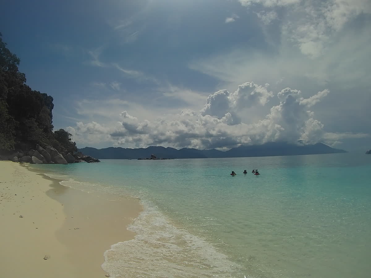 Tioman Island ocean view for Blue Tio sea conditions and safety guide