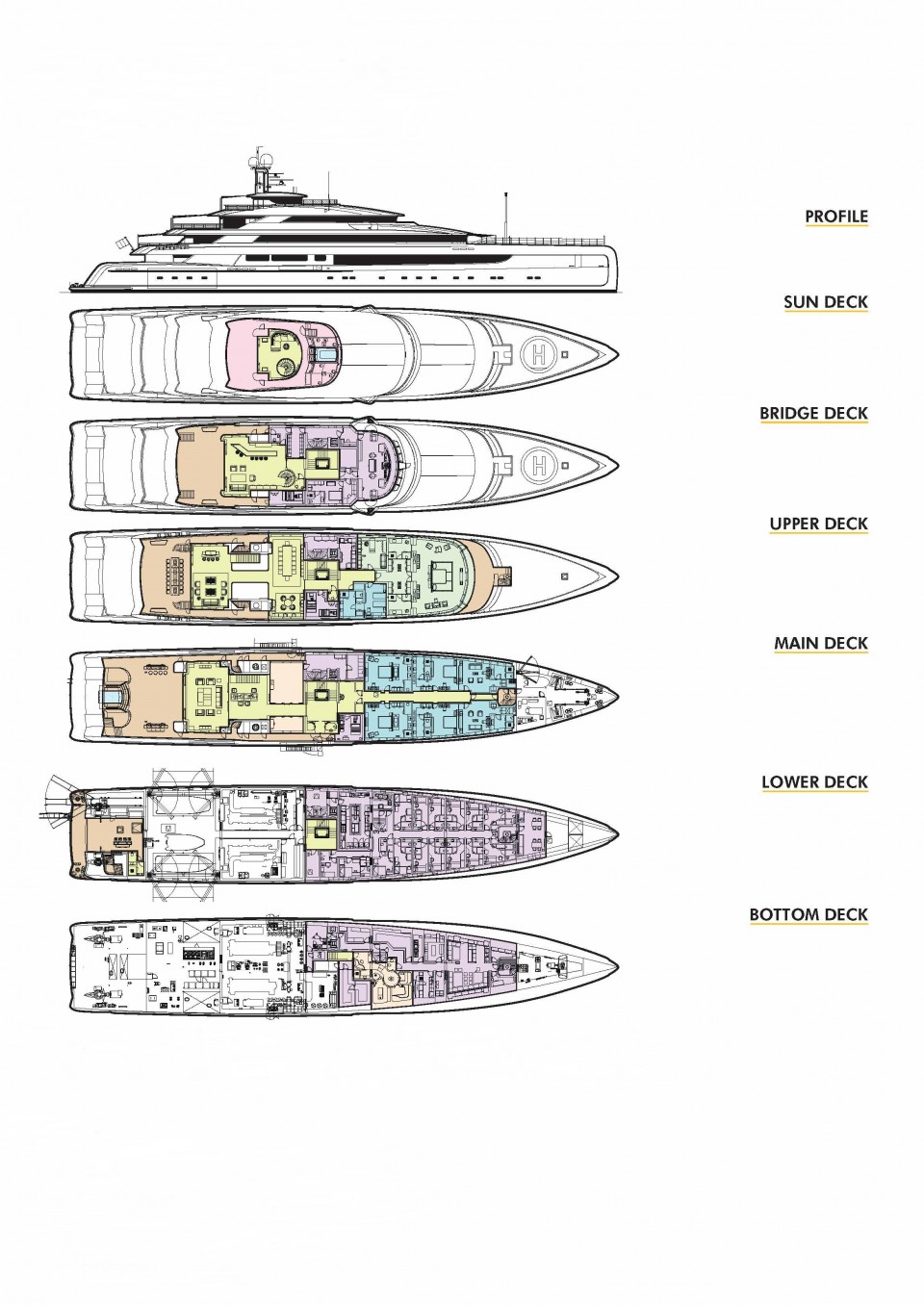 illusion plus yacht layout