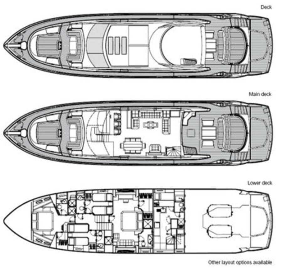 Моторная яхта Alvium Yacht #8