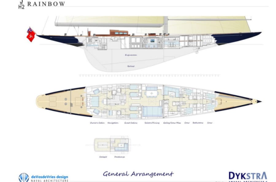 Парусная яхта RAINBOW Yacht #21