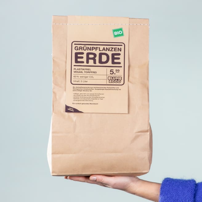 BIO Grünpflanzenerde Paper Bag - 5 Liter