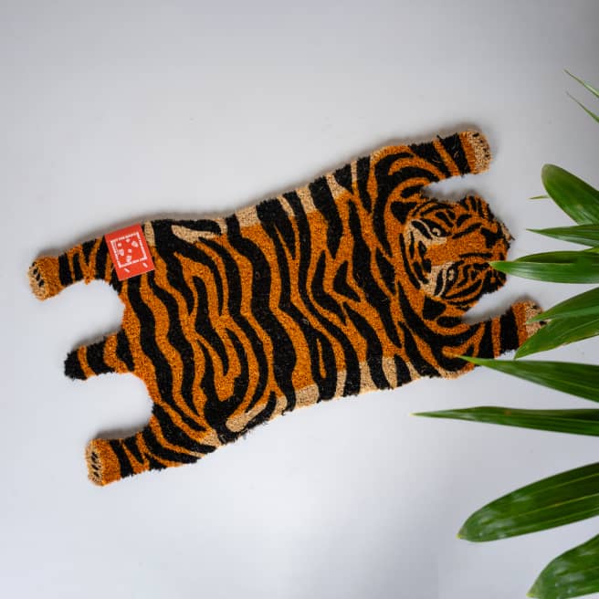 Kokos Fußmatte Tiger