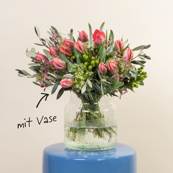 Tulip Crush mit Lieblings-Vase M