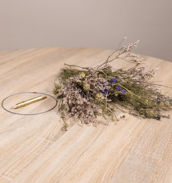 DIY Trockenblumen Haarkranz Blooming Crown