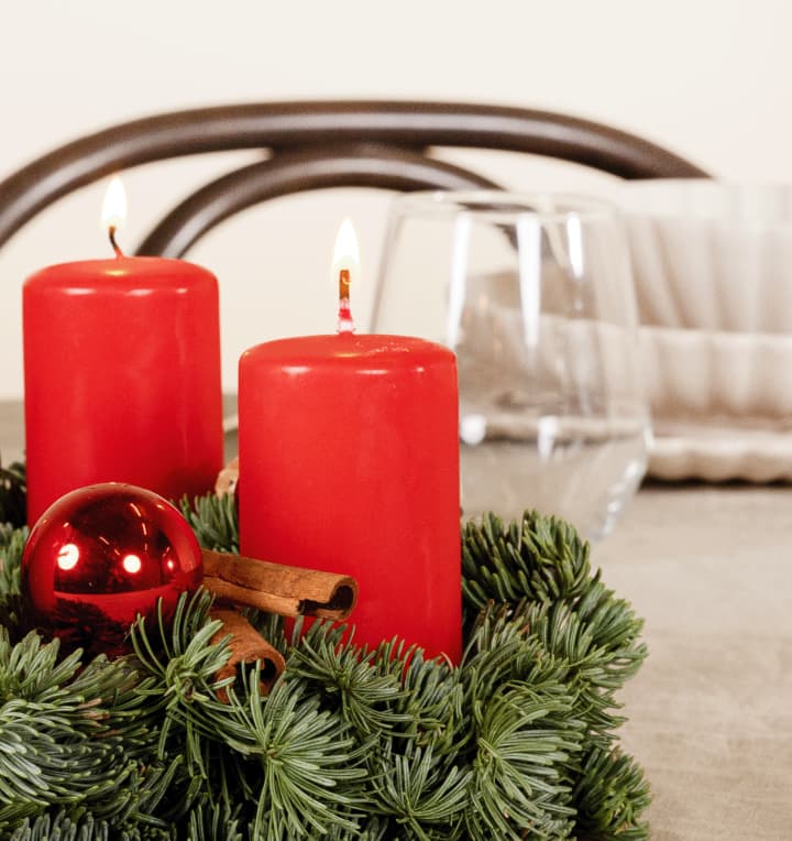 Klassischer Adventskranz Classic XMas