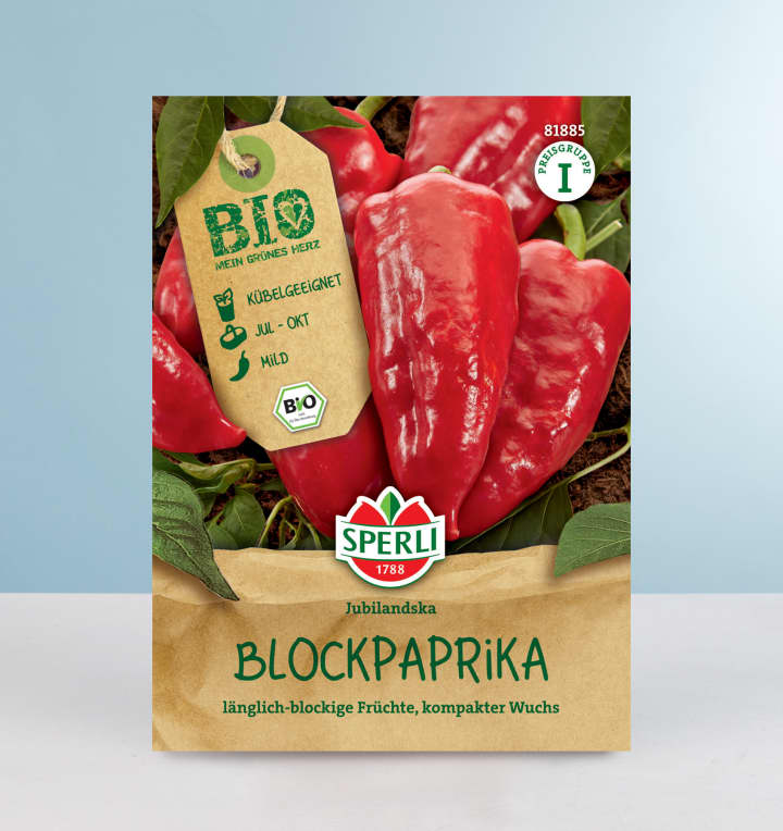 Paprika 'Jubilandska' Samen BIO