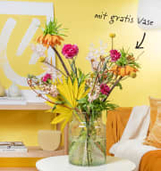 Blumenbox Jungle Fever mit gratis Lieblings-Vase L