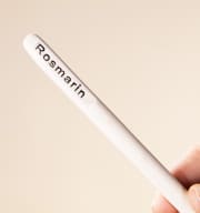 Keramik Kräuterstick Schriftzug "Rosmarin"