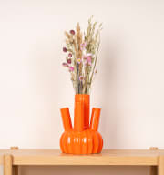 Keramik Vase Orange