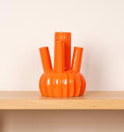 Keramik Vase Orange