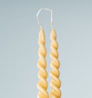 Stabkerze Twist Beige 2-er Set